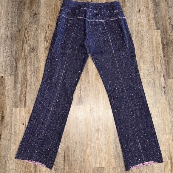 Nicole Miller • Miller Girl Linen Raw Edge Pantsuit - Picture 9 of 15